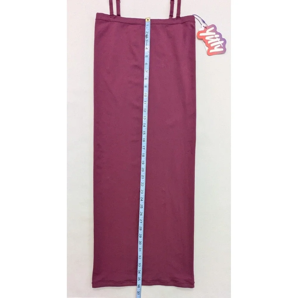 Yitty Nearly Naked Shaping 5-in-1 Convertible Dress Cherry Pop X-Large XL NWT